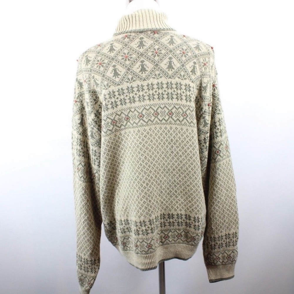 Vintage Woolrich Wool Blend Turtleneck Sweater L - Picture 7 of 7